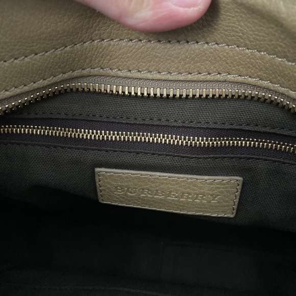 Authentic Burberry smoked gray hobo bag - Picture 9 of 14